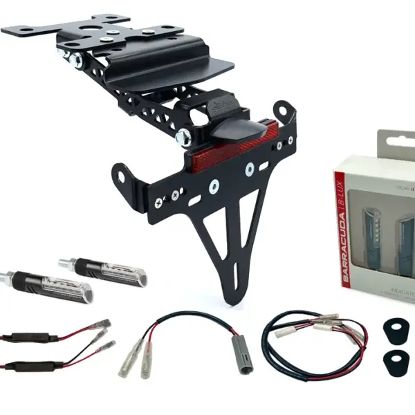 Kennzeichenhalter-Blinker-Kit IDEA (vorne + hinten) für Yamaha Tenere 700 ab Modelljahr 2019