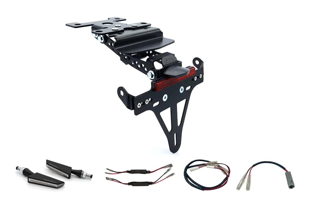 Kennzeichenhalter-Blinker-Kit SQ-LED für Yamaha Tenere 700 ab Modelljahr 2019 (Hinten)