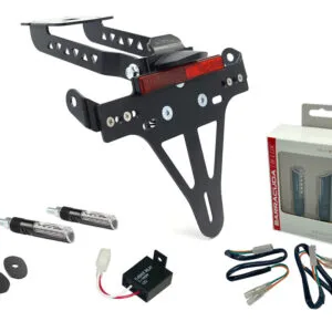 Kennzeichenhalter-Blinker-Kit IDEA (vorne + hinten) für Kawasaki Z650 und Ninja 650 Typ: ER650H / EX650K (Modelljahr 2017 - 2019)