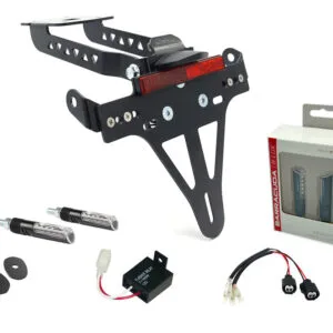 Kennzeichenhalter-Blinker-Kit IDEA (vorne + hinten) für Kawasaki Z650 und Ninja 650 Typ: ER650K / EX650M ab Modelljahr 2020