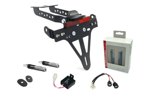 Kennzeichenhalter-Blinker-Kit IDEA (vorne + hinten) für Kawasaki Z650 und Ninja 650 Typ: ER650K / EX650M ab Modelljahr 2020