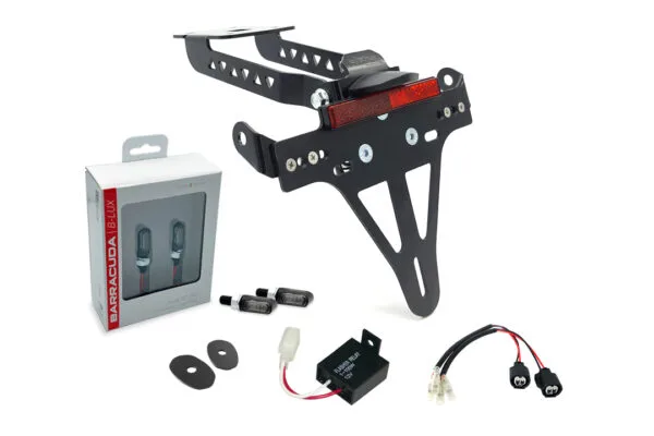 Kennzeichenhalter-Blinker-Kit M-LED (vorne + hinten) für Kawasaki Z650 und Ninja 650 Typ: ER650K / EX650M ab Modelljahr 2020