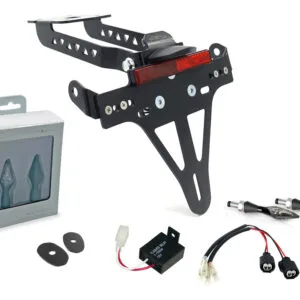 Kennzeichenhalter-Blinker-Kit X-LED (vorne + hinten) für Kawasaki Z650 und Ninja 650 Typ: ER650K / EX650M ab Modelljahr 2020