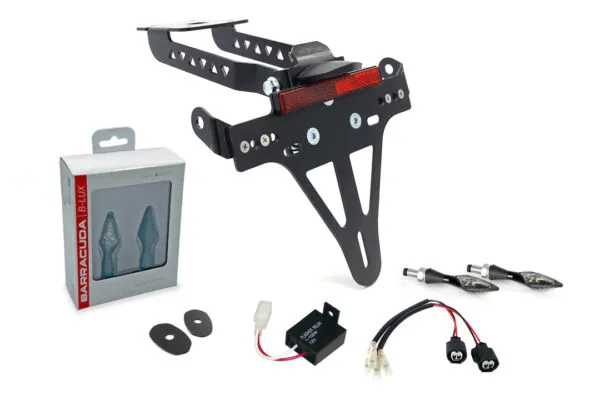 Kennzeichenhalter-Blinker-Kit X-LED (vorne + hinten) für Kawasaki Z650 und Ninja 650 Typ: ER650K / EX650M ab Modelljahr 2020