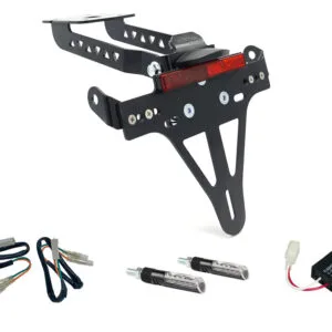 Kennzeichenhalter-Blinker-Kit IDEA für Kawasaki Z650 und Ninja 650 Typ: ER650H / EX650K (Modelljahr 2017 bis 2019) (Hinten)