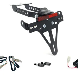 Kennzeichenhalter-Blinker-Kit MLED für Kawasaki Z650 und Ninja 650 Typ: ER650H / EX650K (Modelljahr 2017 bis 2019) (Hinten)