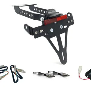 Kennzeichenhalter-Blinker-Kit X-LED für Kawasaki Z650 und Ninja 650 Typ: ER650H / EX650K (Modelljahr 2017 bis 2019) (Hinten)
