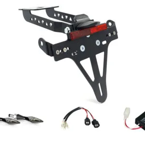 Kennzeichenhalter-Blinker-Kit XLED für Kawasaki Z650 und Ninja 650 Typ: ER650K / EX650M ab Modelljahr 2020 (Hinten)