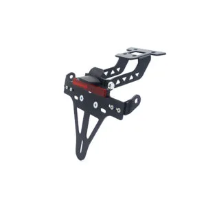 Kennzeichenhalter Edelstahl schwarz für Kawasaki Ninja 400 / Z400 ab 2018