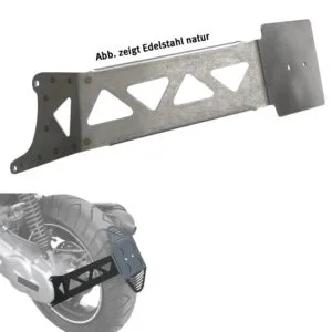 Kennzeichenhalter für versch. Kleinkrafträder/Roller schwarz