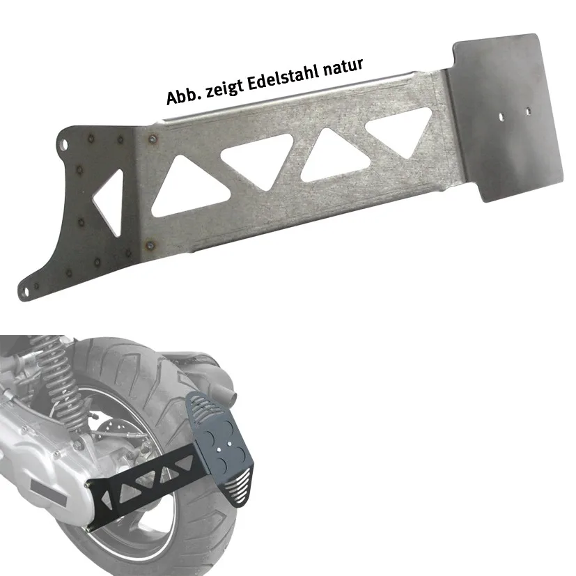 Kennzeichenhalter für versch. Kleinkrafträder/Roller schwarz