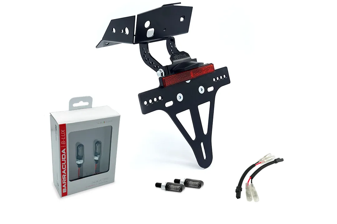 Kennzeichenhalter-Blinker-Kit M-LED (vorne + hinten) für KTM 690 SMC R ab Modelljahr 2019