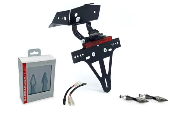 Kennzeichenhalter-Blinker-Kit X-LED (vorne + hinten) für KTM 690 SMC R; ab Modelljahr 2019