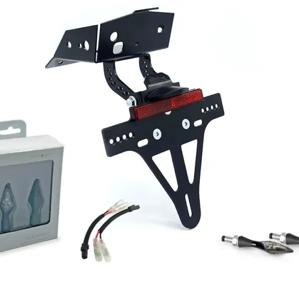 Kennzeichenhalter-Blinker-Kit X-LED (vorne + hinten) für KTM 690 SMC R; ab Modelljahr 2019