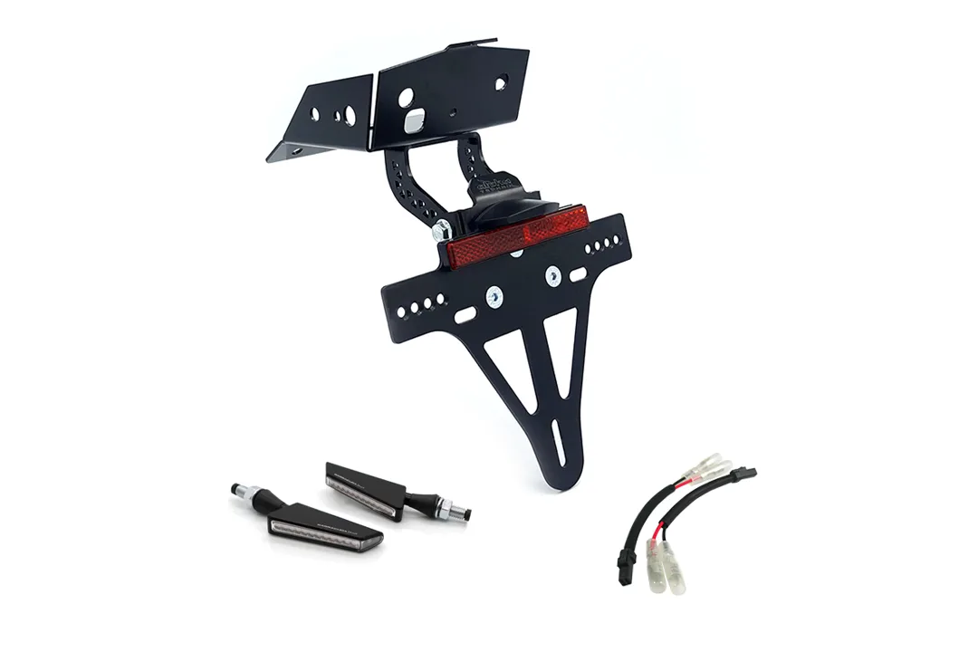 Kennzeichenhalter-Blinker-Kit SQ-LED für KTM 690 SMC R ab Modelljahr 2019 (Hinten)