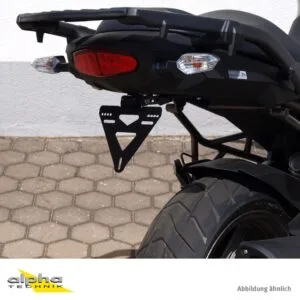 Kennzeichenhalter für Kawasaki Versys1000; Typ LZT00A/B; Modelljahr 2012-2016