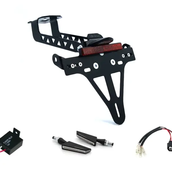 Kennzeichenhalter-Blinker-Kit BSQN für Kawasaki Versys 1000 ab Modelljahr 2019 (Hinten)