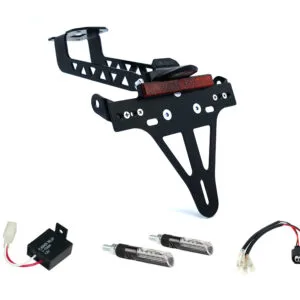 Kennzeichenhalter-Blinker-Kit IDEA für Kawasaki Versys 1000 ab Modelljahr 2019- (Hinten)