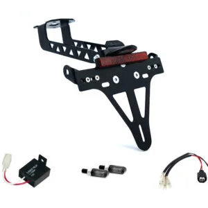 Kennzeichenhalter-Blinker-Kit M-LED für Kawasaki Versys 1000 ab Modelljahr 2019 (Hinten)