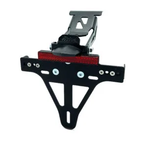 Kennzeichenhalter Edelstahl schwarz für Honda CRF300L / CRF300LA Rally ab 2021
