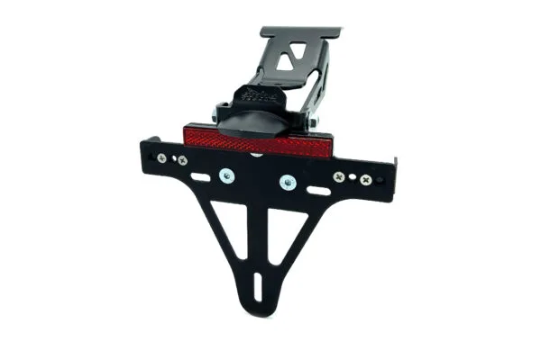 Kennzeichenhalter Edelstahl schwarz für Honda CRF300L / CRF300LA Rally ab 2021 ab Bj. 2021 -