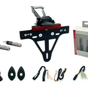 Kennzeichenhalter-Blinker-Kit IDEA (vorne + hinten) für Honda CB500F Typ PC58 u. CBR500R PC57 ab Modelljahr 2017