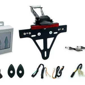 Kennzeichenhalter-Blinker-Kit X-LED (vorne + hinten) für Honda CB500F Typ PC58 u. CBR500R PC57 ab Modelljahr 2017