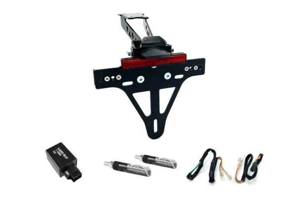 Kennzeichenhalter-Blinker-Kit IDEA für Honda CB500F Typ PC58 u. CBR500R PC57 ab Modelljahr 2017 (Hinten)