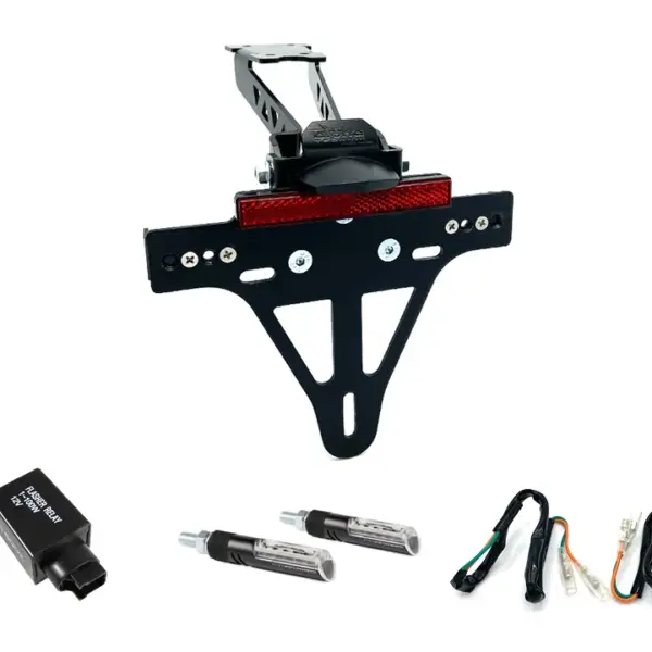 Kennzeichenhalter-Blinker-Kit IDEA für Honda CB500F Typ PC58 u. CBR500R PC57 ab Modelljahr 2017 (Hinten)