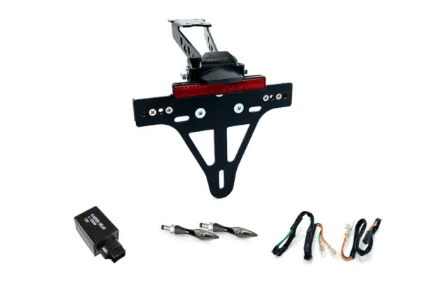 Kennzeichenhalter-Blinker-Kit XLED für Honda CB500F Typ PC58 u. CBR500R PC57 ab Modelljahr 2017 (Hinten)