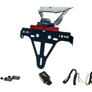 Kennzeichenhalter-Blinker-Kit MLED für Honda NC700S/750S Typ RC61/70 ab Modelljahr 2012 (Hinten)