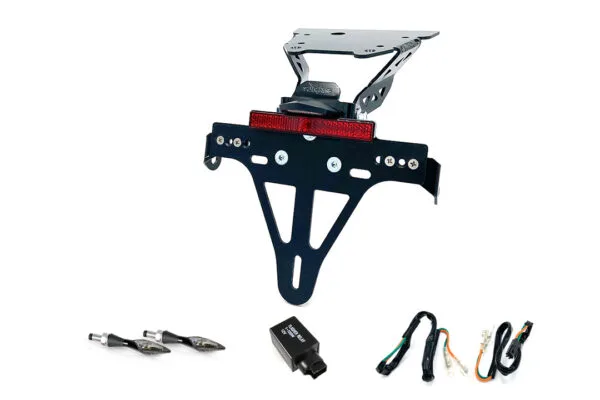 Kennzeichenhalter-Blinker-Kit XLED für Honda NC700S/750S Typ RC61/70 ab Modelljahr 2012 (Hinten)