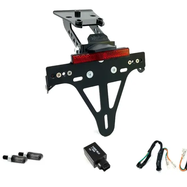 Kennzeichenhalter-Blinker-Kit M-LED für Honda CBR650F / CBR650FA und CB650F / CB650FA ab Modelljahr 2017- (Hinten)