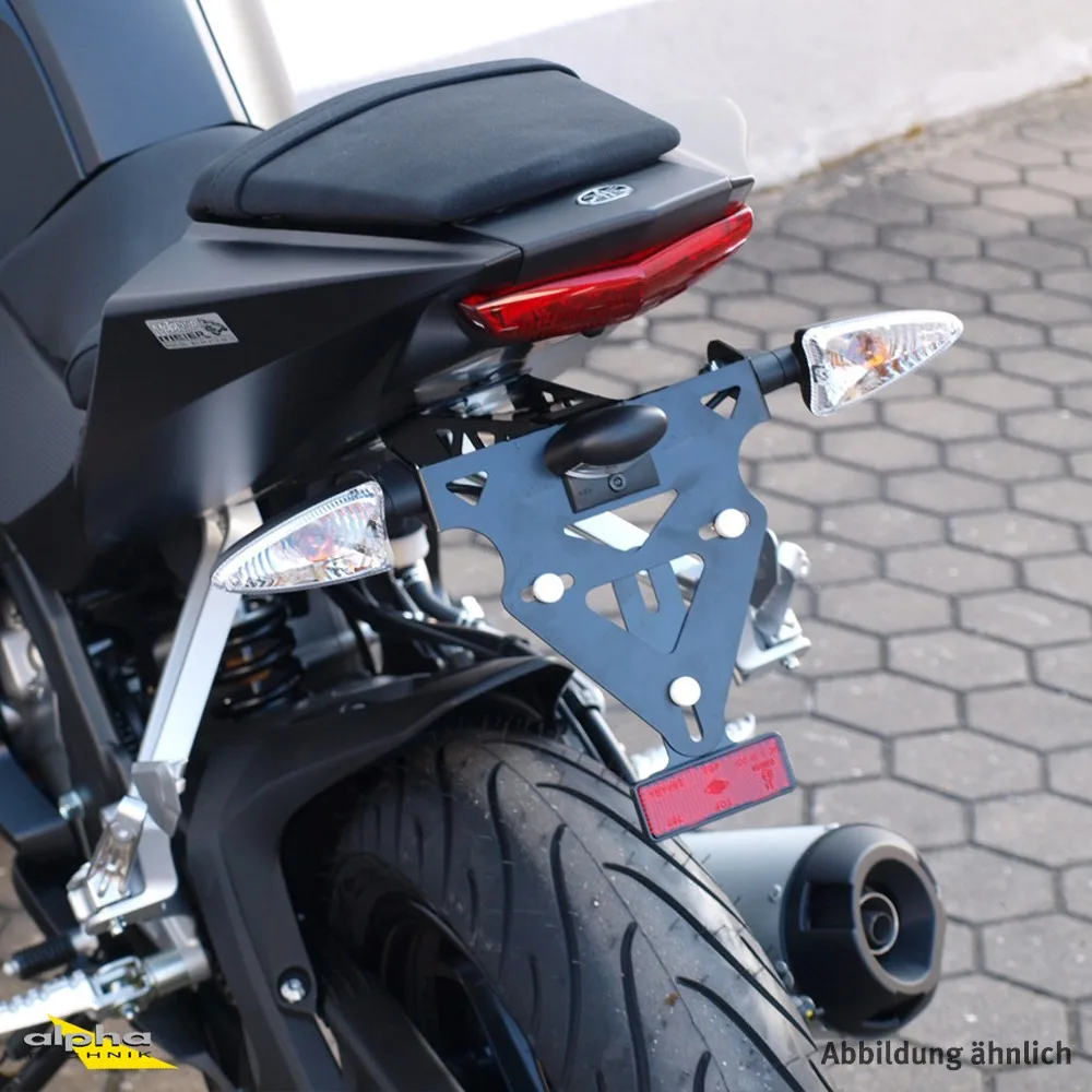 Kennzeichenhalter für Yamaha MT125; Typ RE29; Modelljahr 2017