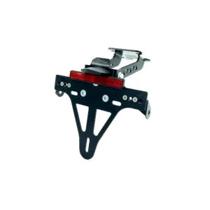Kennzeichenhalter Edelstahl schwarz für Yamaha YZF-R125 / R125 ab 2021