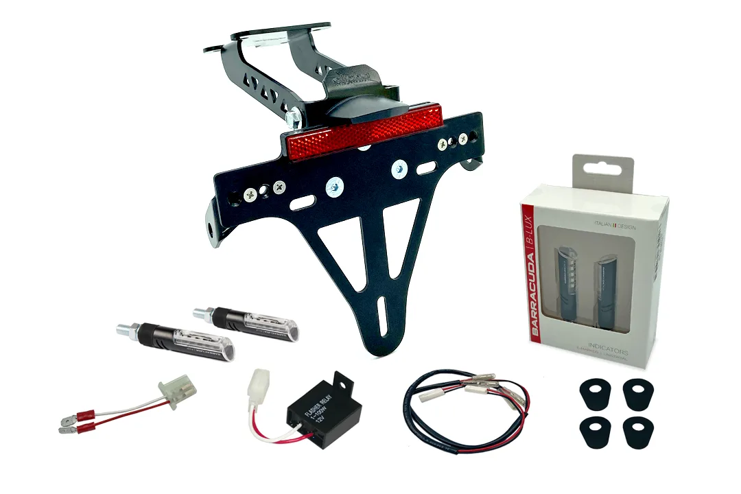 Kennzeichenhalter-Blinker-Kit IDEA (vorne + hinten) für Yamaha YZF-125R ab Modelljahr 2019