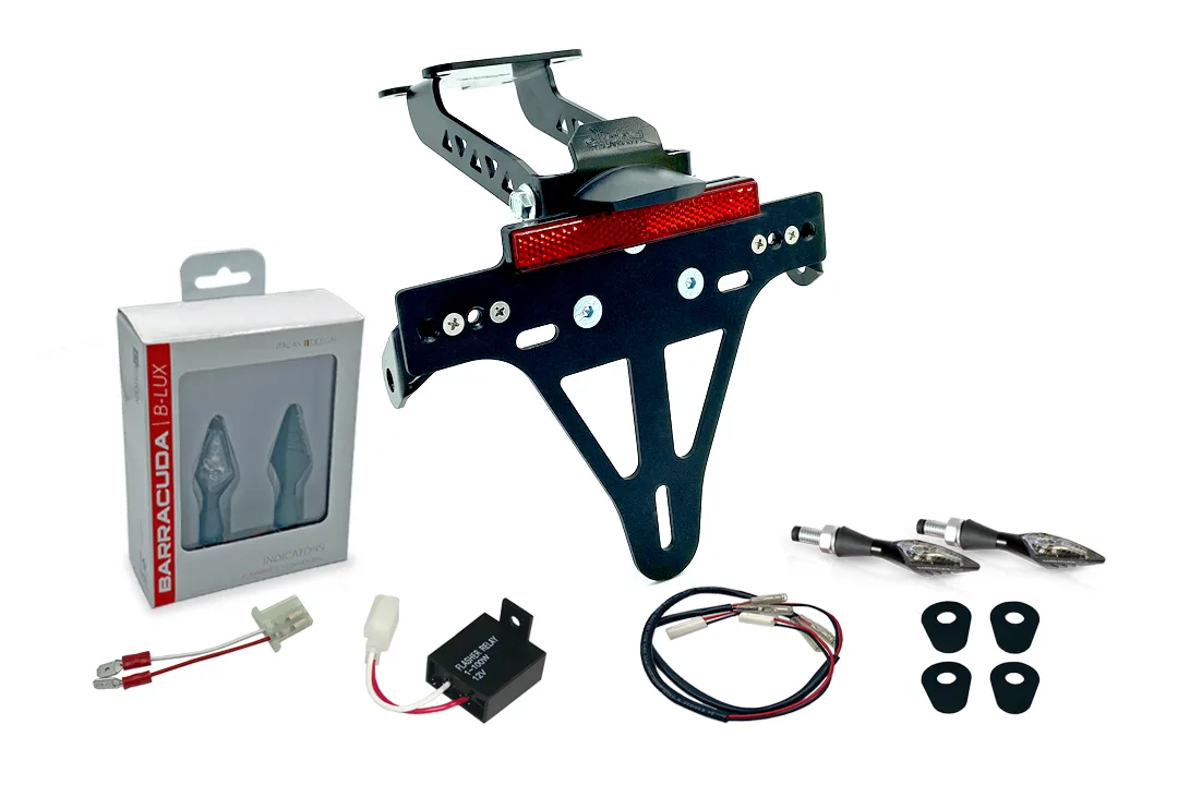 Kennzeichenhalter-Blinker-Kit X-LED (vorne + hinten) für Yamaha YZF-125R ab Modelljahr 2019