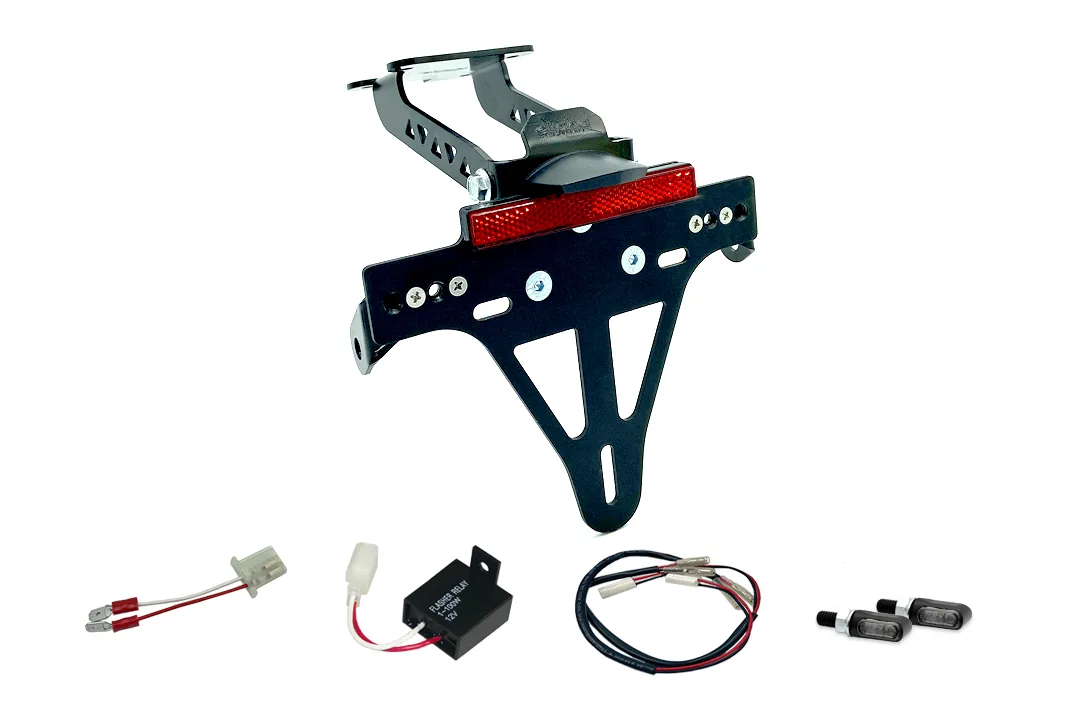 Kennzeichenhalter-Blinker-Kit M-LED für Yamaha YZF-125R ab Modelljahr 2019 (Hinten)