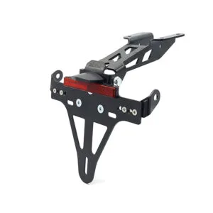 Kennzeichenhalter Edelstahl schwarz für Yamaha MT125 ab 2020