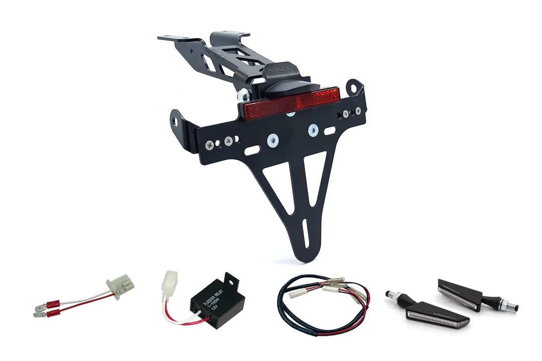 Kennzeichenhalter-Blinker-Kit SQ-LED für Yamaha MT125 ab Modelljahr 2020 (Hinten)
