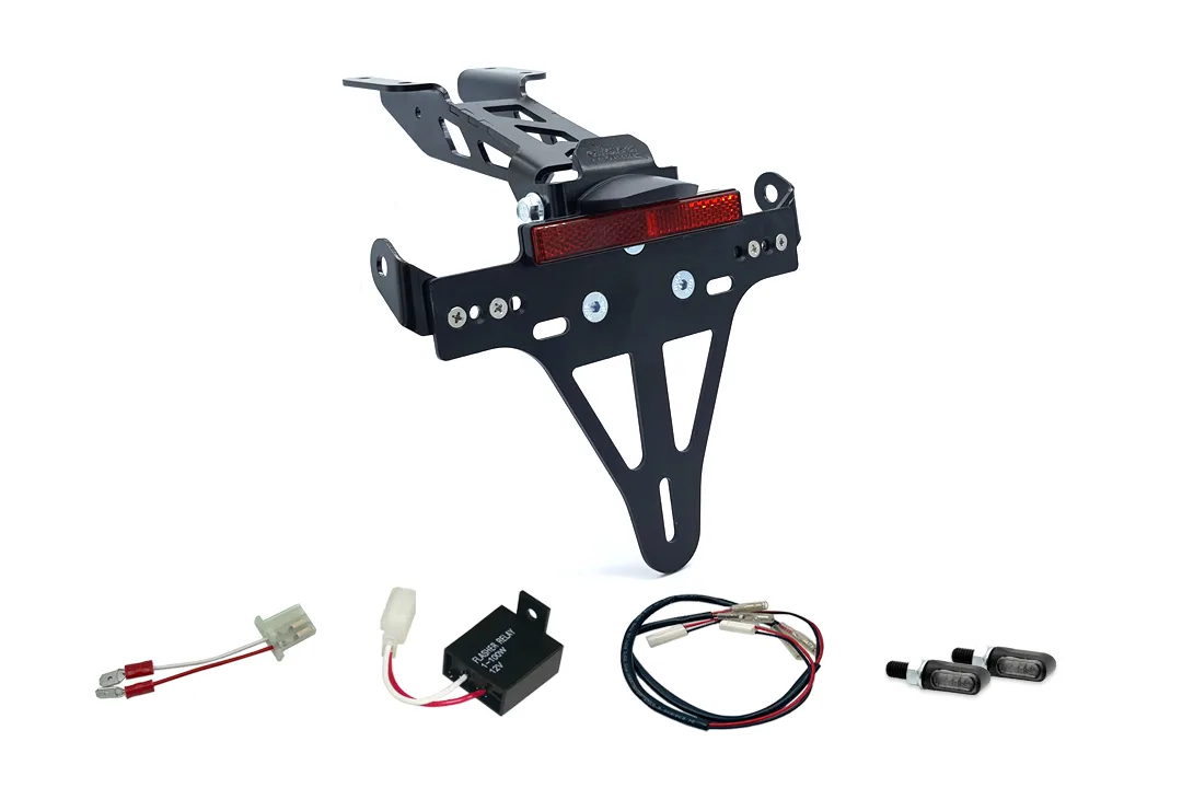 Kennzeichenhalter-Blinker-Kit M-LED für Yamaha MT125 ab Modelljahr 2020 (Hinten)
