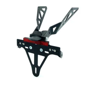 Kennzeichenhalter Edelstahl schwarz für Honda CB650R / CBR650R / CB 1000 Hornet, ab 2021