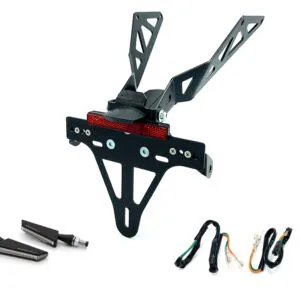 Kennzeichenhalter-Blinker-Kit BSQN für HONDA CB650R/CBR650R CB650RA/CBR650RA ab Modelljahr 2021 (Hinten)