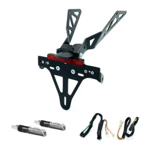 Kennzeichenhalter-Blinker-Kit IDEA für HONDA CB650R/CBR650R CB650RA/CBR650RA ab Modelljahr 2021 (Hinten)