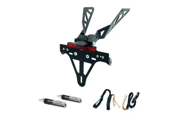 Kennzeichenhalter-Blinker-Kit IDEA für HONDA CB650R/CBR650R CB650RA/CBR650RA ab Modelljahr 2021 (Hinten)