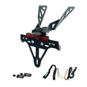 Kennzeichenhalter-Blinker-Kit MLED für HONDA CB650R/CBR650R CB650RA/CBR650RA ab Modelljahr 2021 (Hinten)