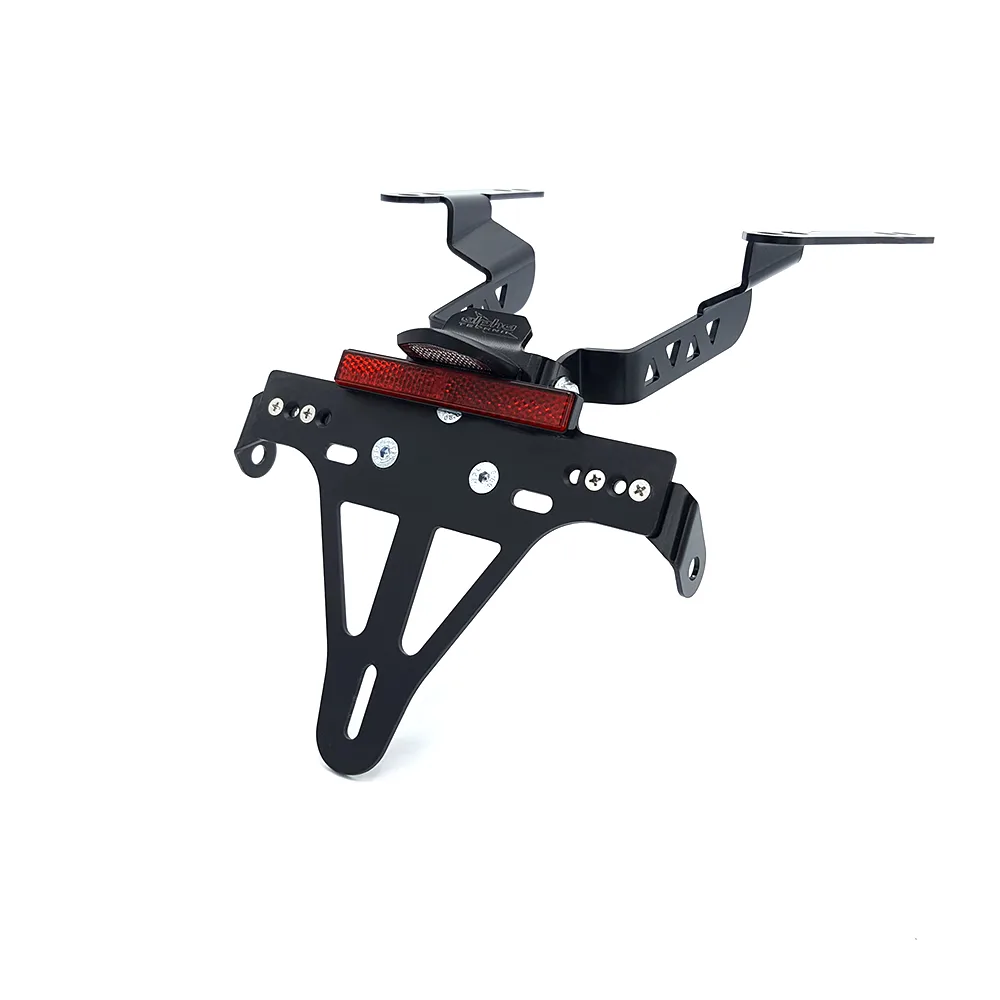 Kennzeichenhalter Edelstahl schwarz für Honda CB650R, CBR650R 2019-2020