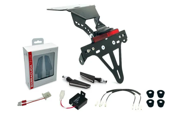 Kennzeichenhalter-Blinker-Kit SQ-LED (vorne + hinten) für Yamaha YZF-R3 / MT03 Modelljahr 2016-2019
