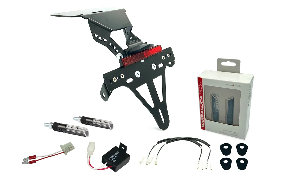 Kennzeichenhalter-Blinker-Kit IDEA (vorne + hinten) für Yamaha YZF-R3 / MT03 Modelljahr 2016-2019