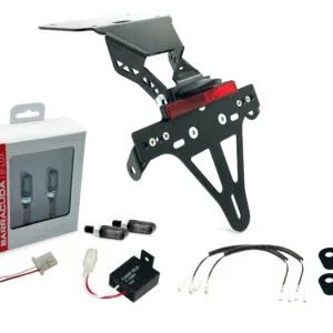 Kennzeichenhalter-Blinker-Kit M-LED (vorne + hinten) für Yamaha YZF-R3 / MT03 Modelljahr 2016-2019